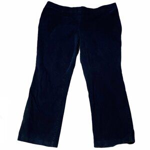 Monroe & Main Pants Womens Size 24W Black Straight Leg Career Wear